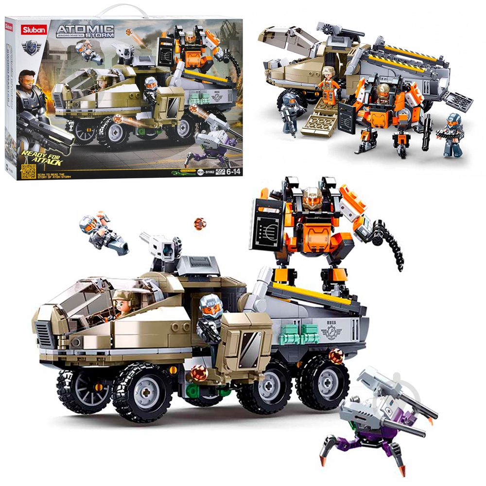 Конструктор Sluban Atomic Storm Побег M38-B1062 - фото 1 Конструктор Sluban Atomic Storm Побег M38-B1062 - фото 1