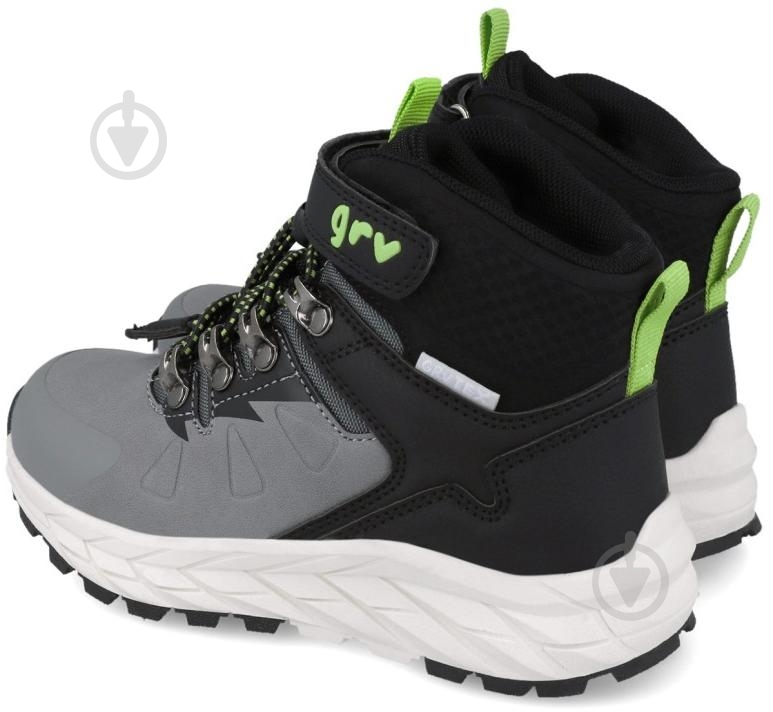 Ботинки для мальчиков GARVALIN 251528 р.28 серый с черным - фото 2 Ботинки для мальчиков GARVALIN 251528 р.28 серый с черным - фото 2
