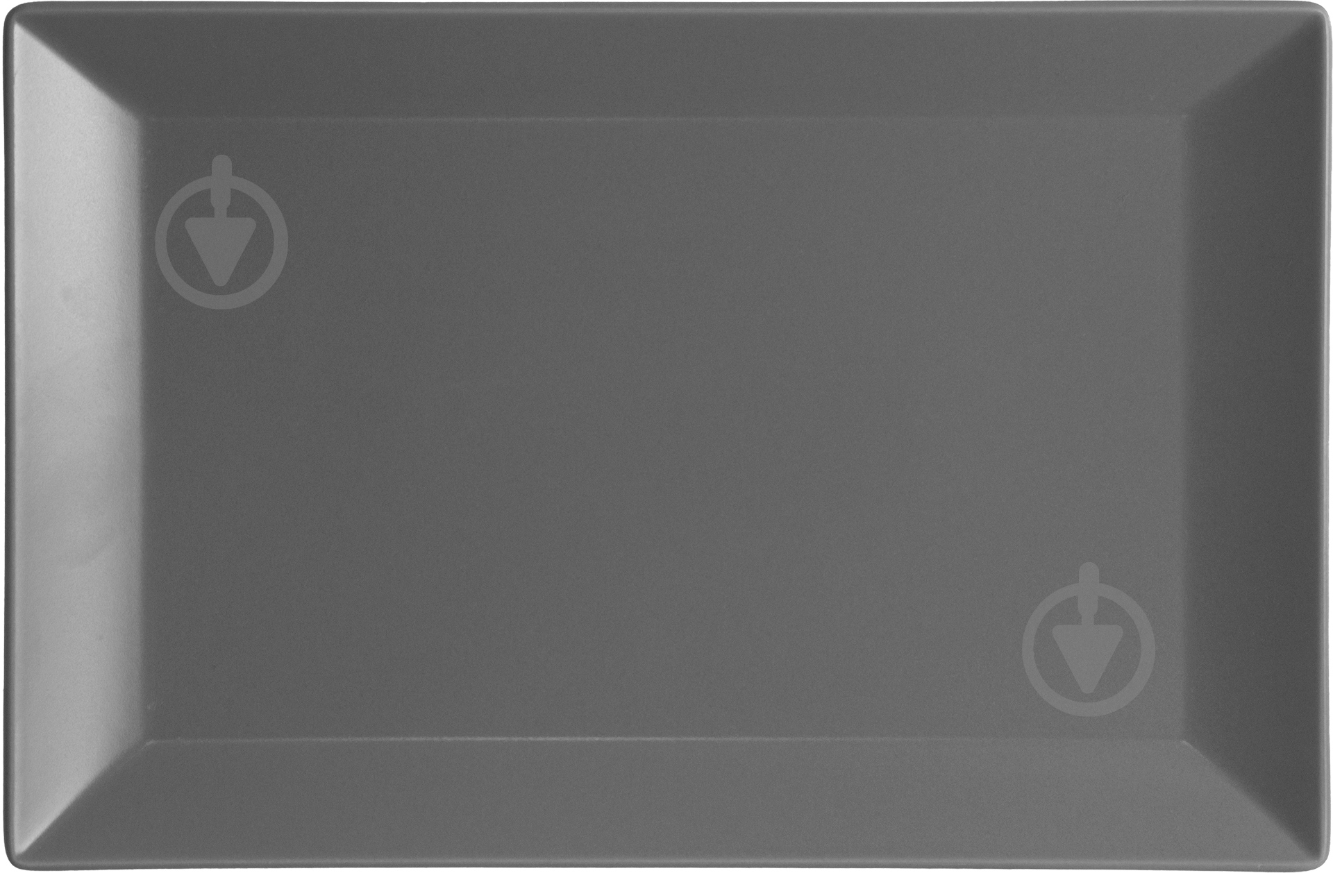 Блюдо Ipec Tokyo 34х22 см сіре - фото 1