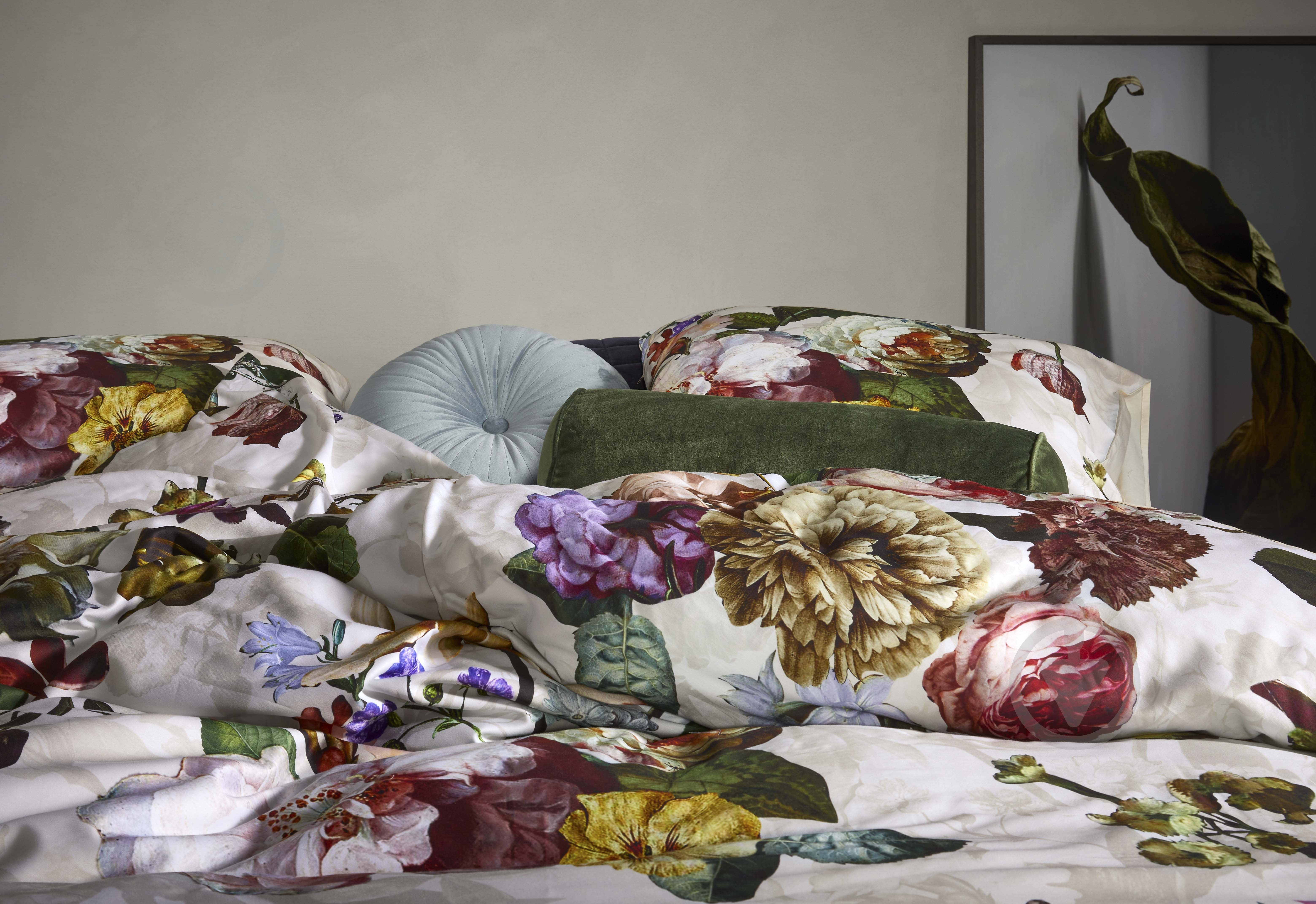 Комплект постільної білизни Fleur Ecru 2 білий із малюнком Essenza - фото 2