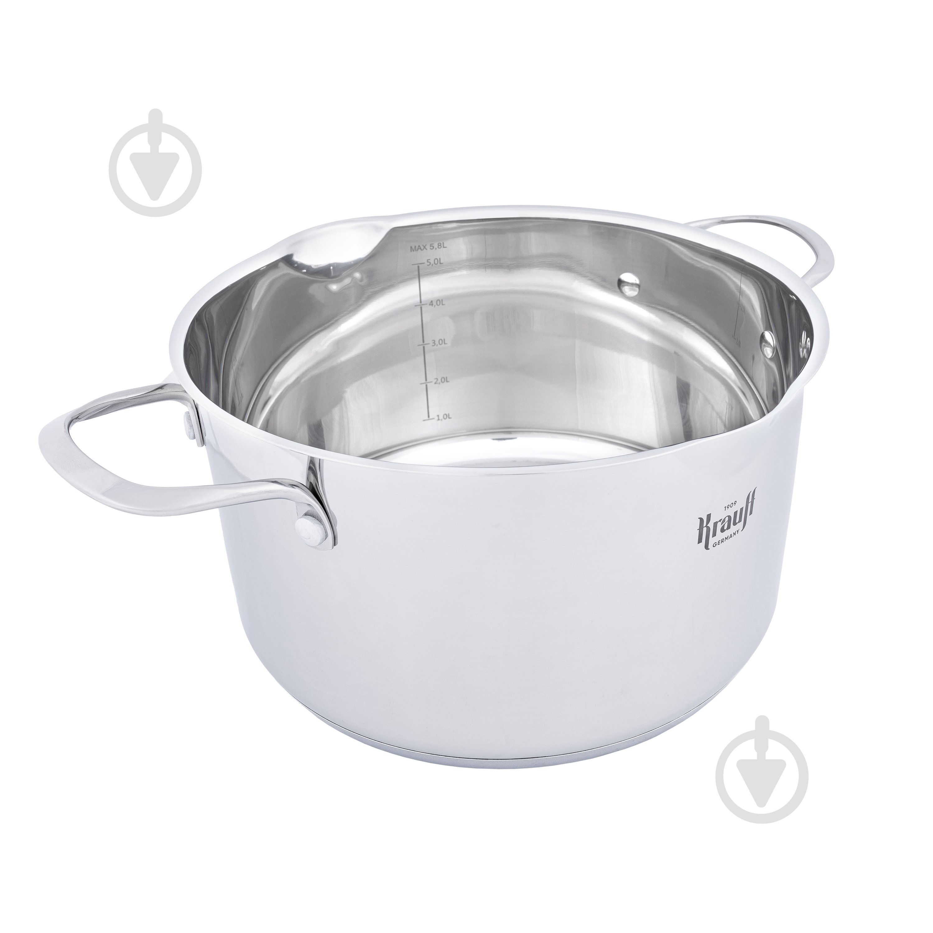 Кастрюля с крышкой Krauff Cook&Joy 5,8 л 26-238-120 - фото 6 Кастрюля с крышкой Krauff Cook&Joy 5,8 л 26-238-120 - фото 6