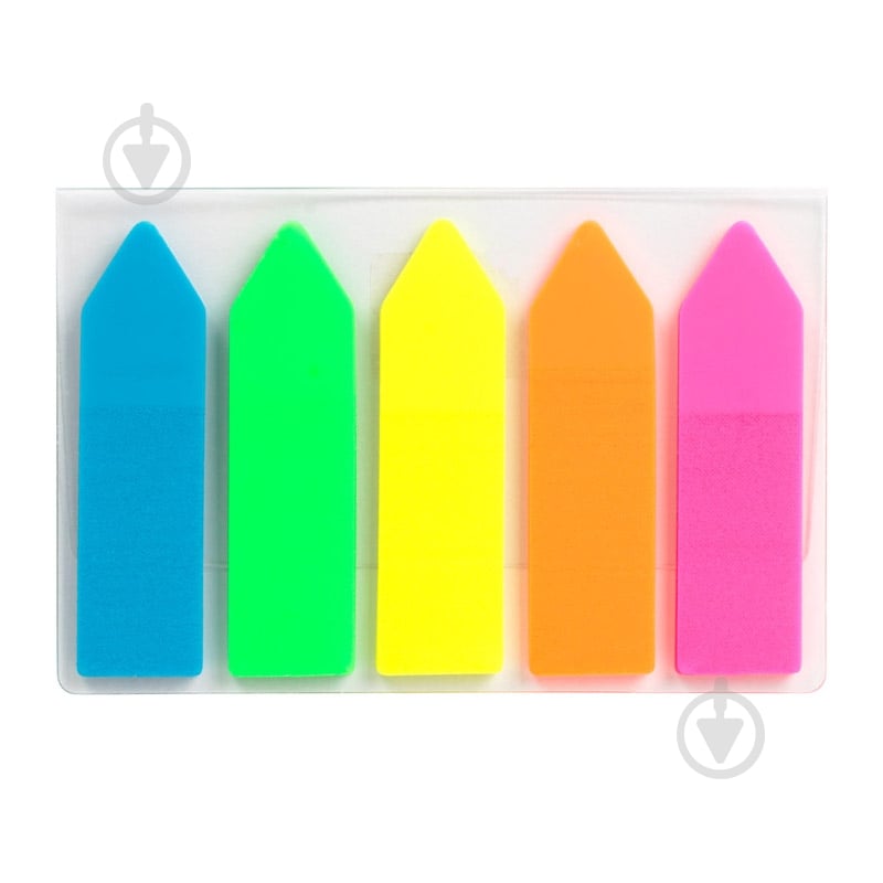 Закладка неоновая стрелка 5х12х45 мм 125 шт. D2450-02 Axent - фото 1 Закладка неоновая стрелка 5х12х45 мм 125 шт. D2450-02 Axent - фото 1