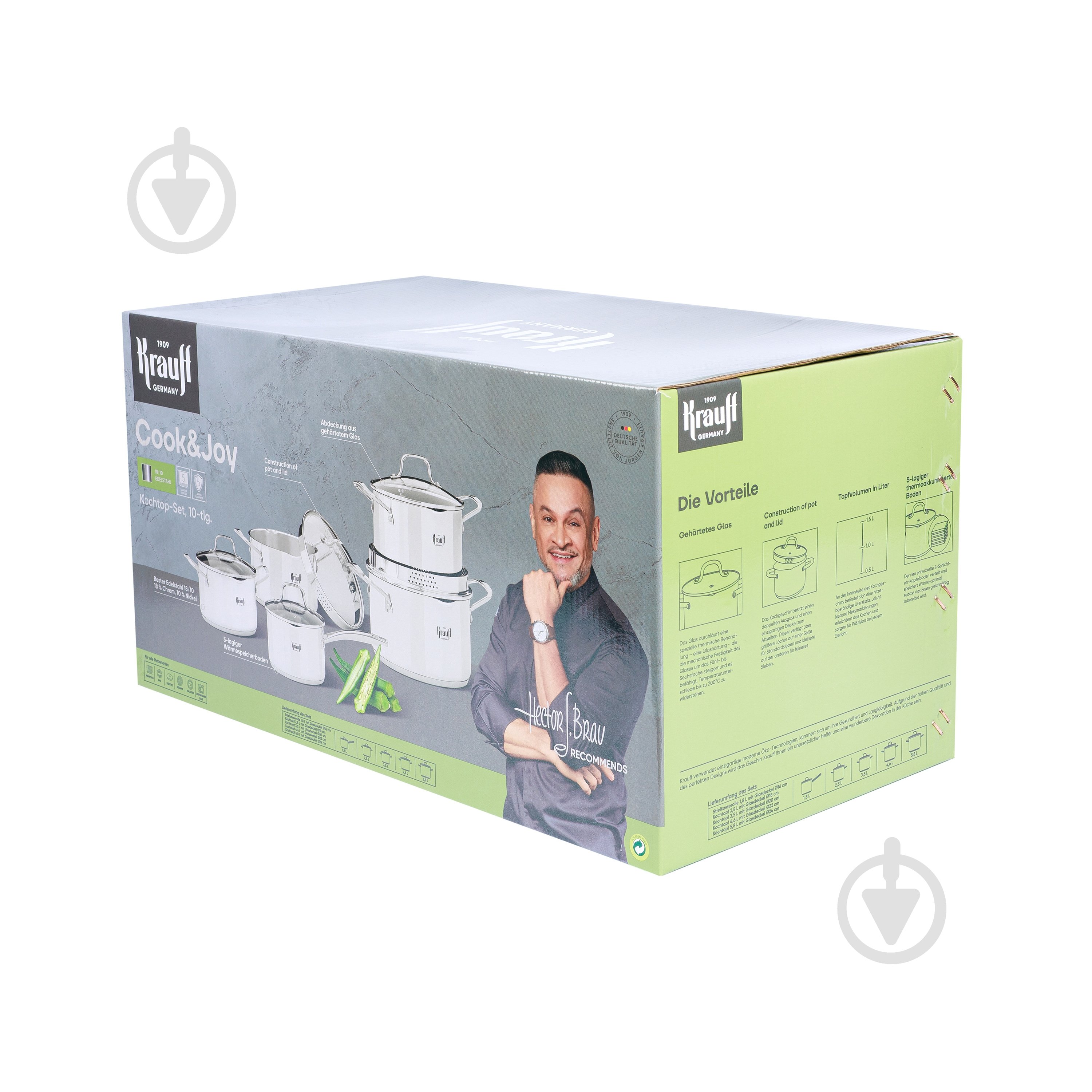 Набір посуду Krauff Cook&Joy 10 предметів 26-238-121 - фото 23