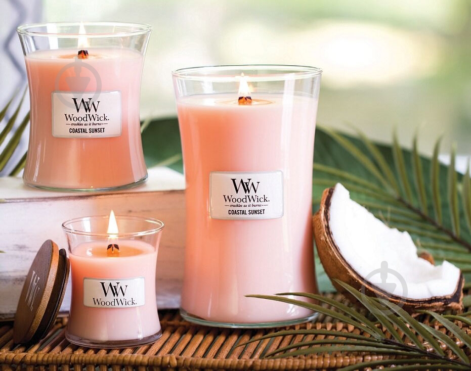 Свічка ароматична Woodwick Medium Coastal Sunset 275 г - фото 4
