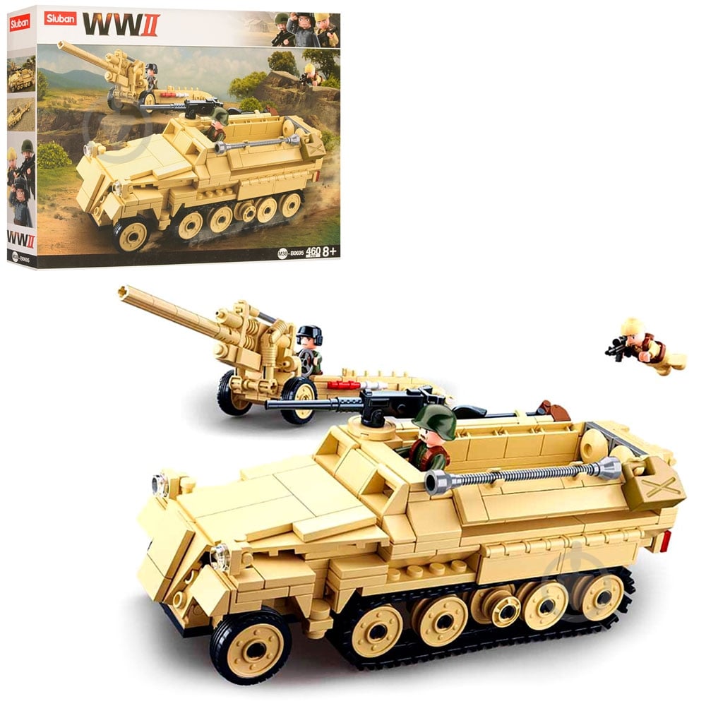 Конструктор Sluban Военная техника M38-B0695 - фото 1 Конструктор Sluban Военная техника M38-B0695 - фото 1