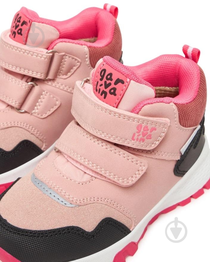 Черевики для дівчаток GARVALIN 251355 р.30 рожевий із чорним - фото 2 Черевики для дівчаток GARVALIN 251355 р.30 рожевий із чорним - фото 2