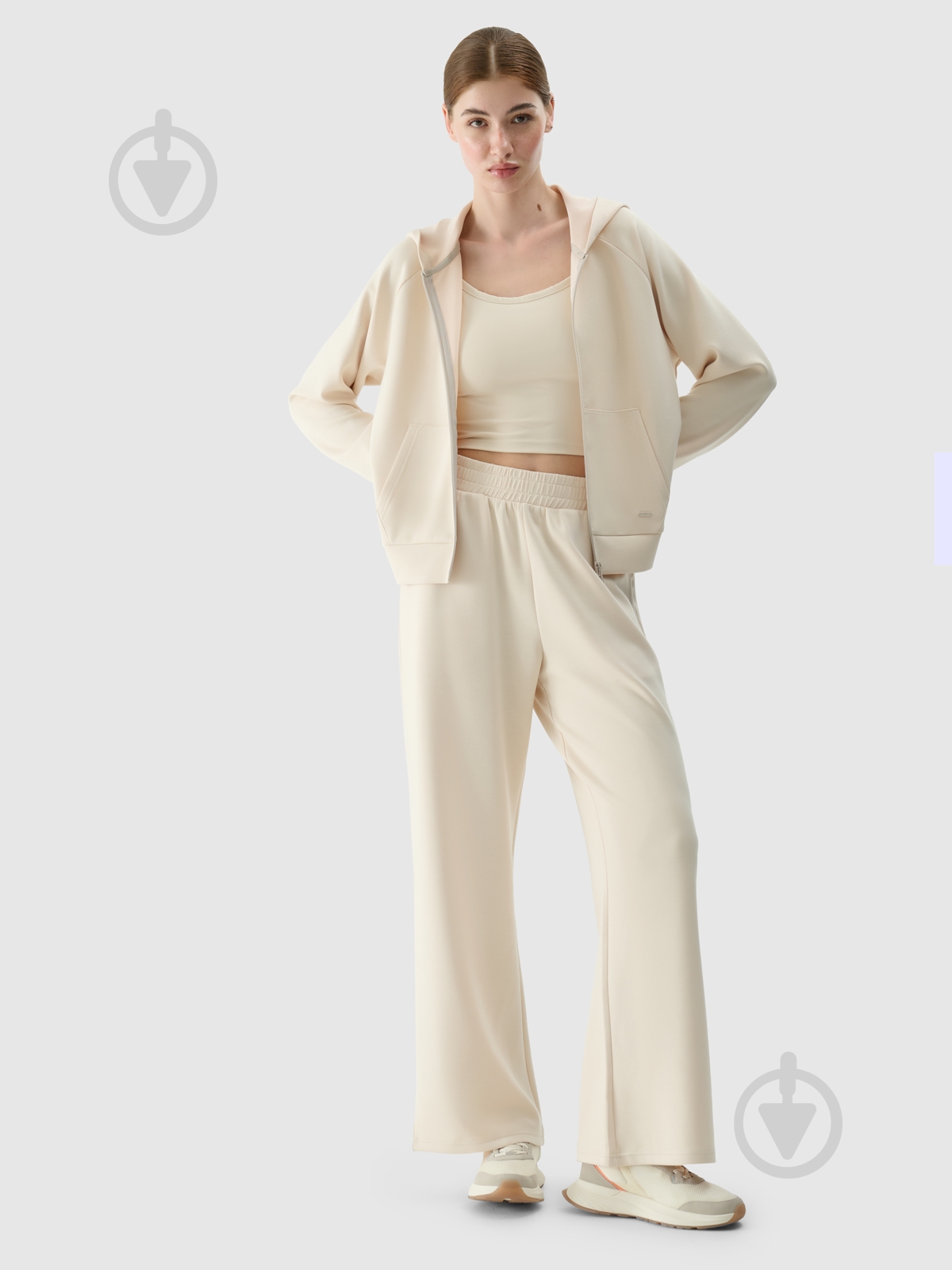 Майка 4F р.S бежевий - фото 3