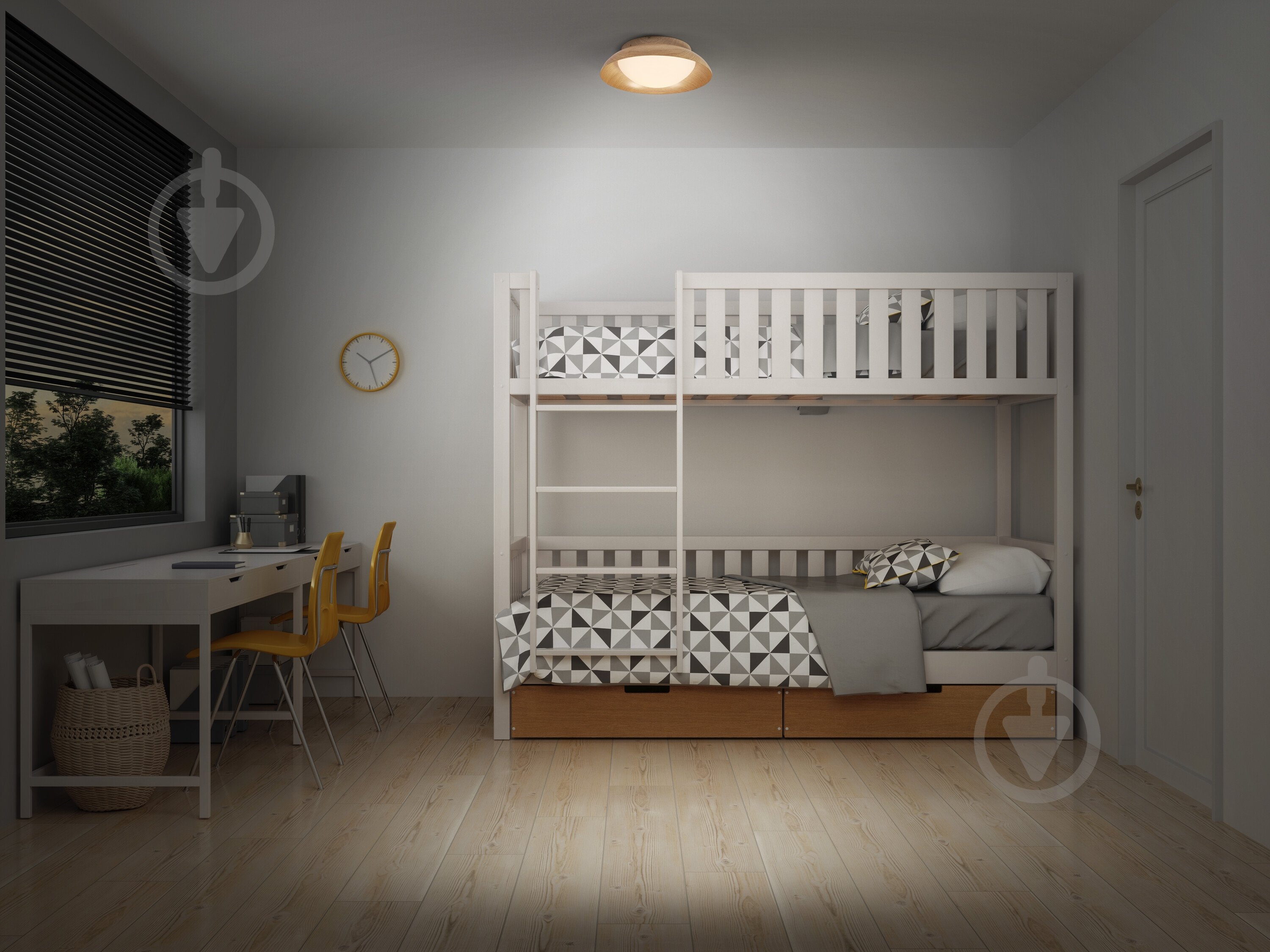 Світильник настінно-стельовий Ledvance Orbis Milan 305 мм 2XE27 WD бежевий - фото 10