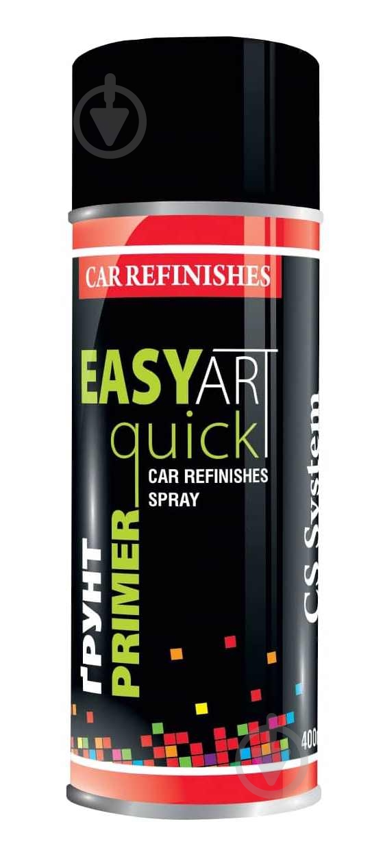 Ґрунт Easy Art Quick Primer чорний CS System 400 мл - фото 1