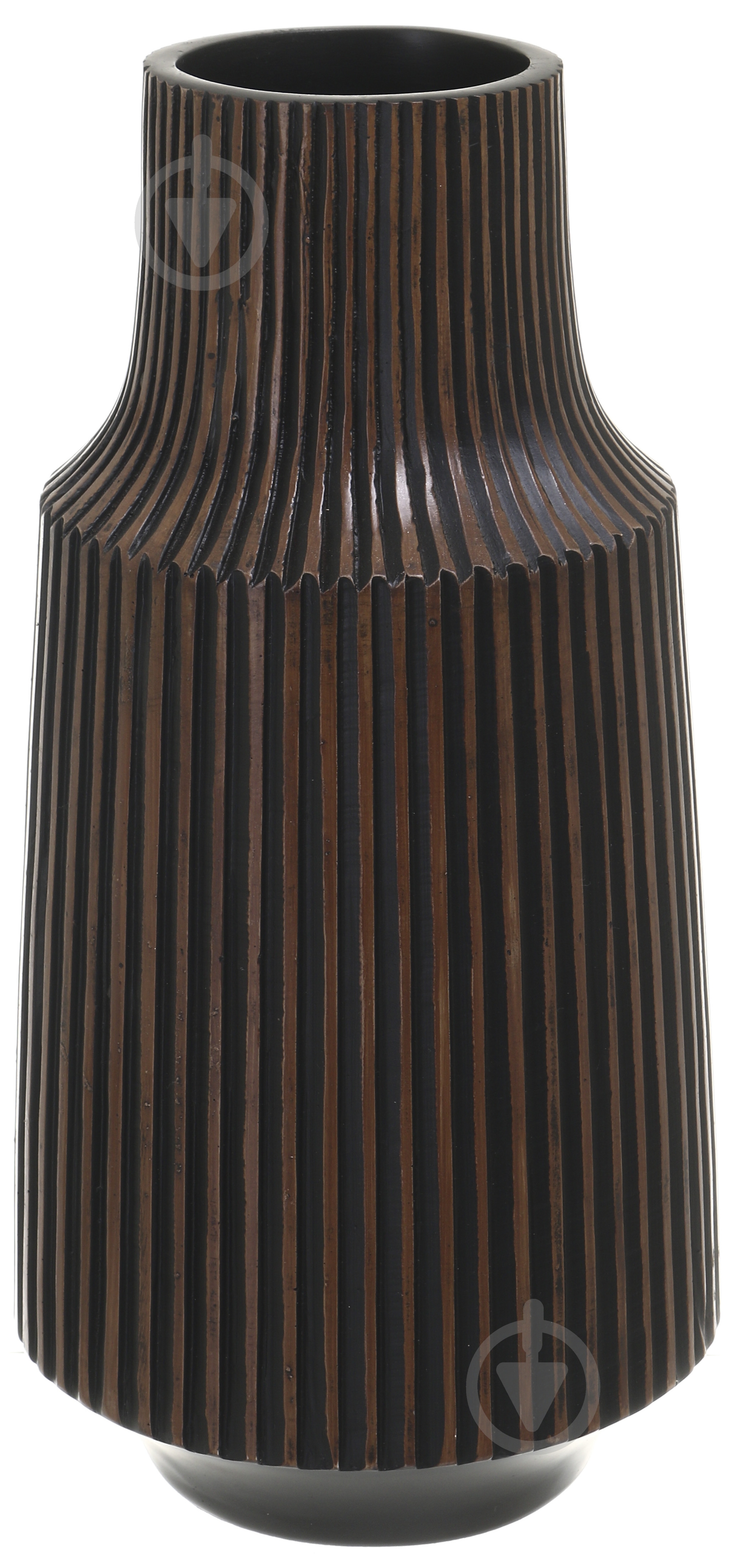 Ваза полирезиновая Design 41 см черная YZ04871BLH-1 - фото 1