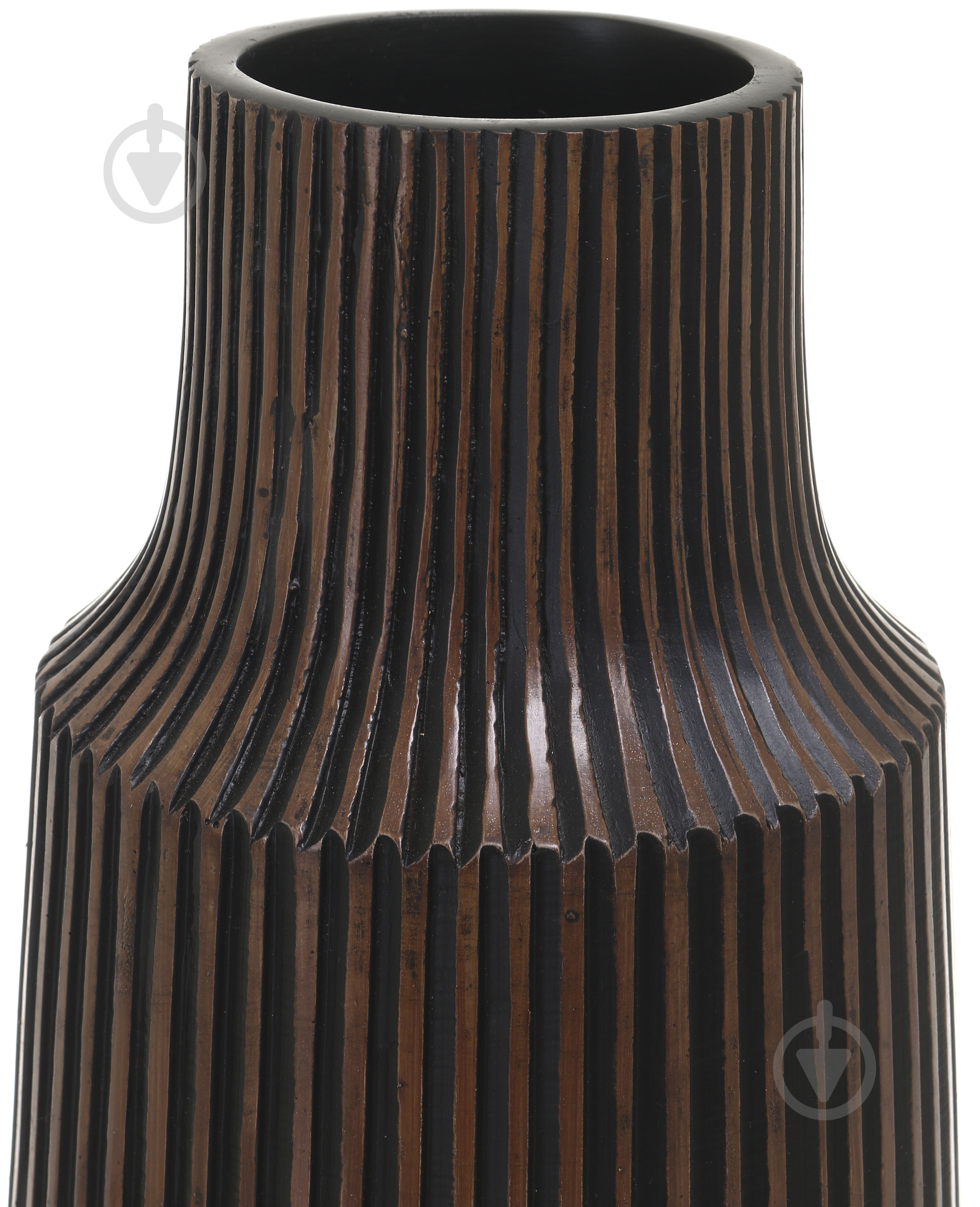 Ваза полирезиновая Design 41 см черная YZ04871BLH-1 - фото 3
