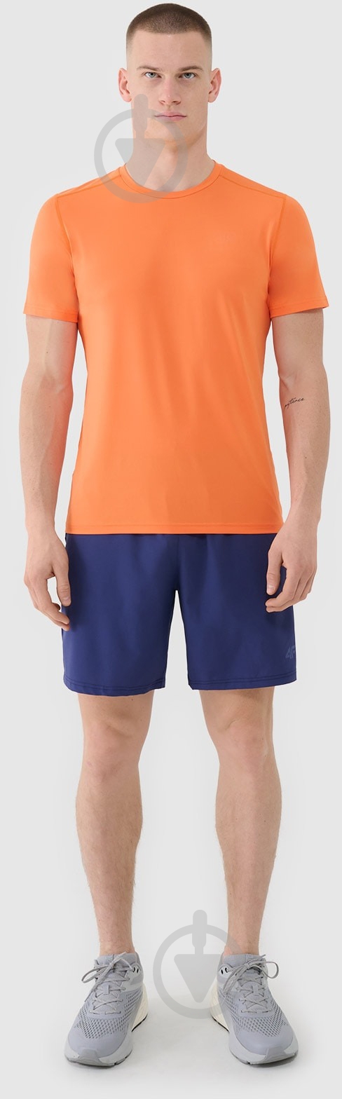 Футболка 4F TSHIRT FNK M1343 р.L оранжевый - фото 4 Футболка 4F TSHIRT FNK M1343 р.L оранжевый - фото 4