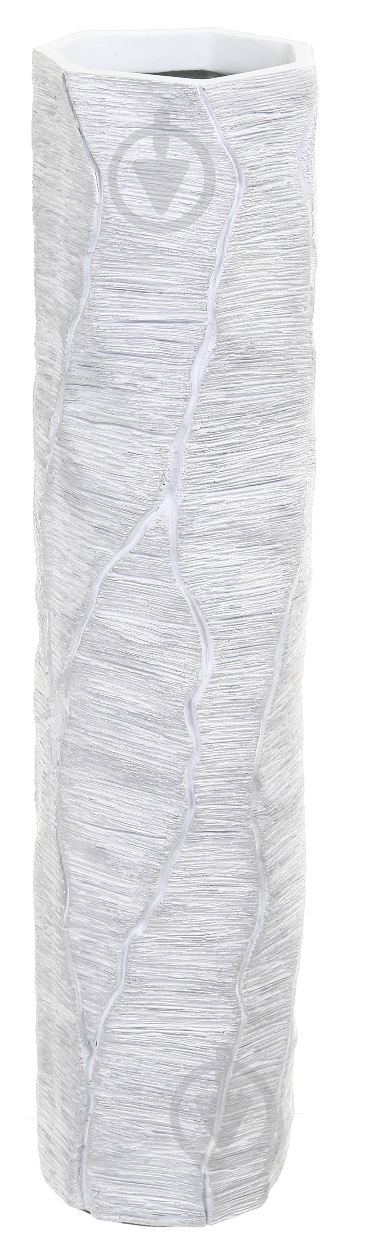 Ваза полирезиновая Stone 65,5 см белая YZ04738W-2SI - фото 1