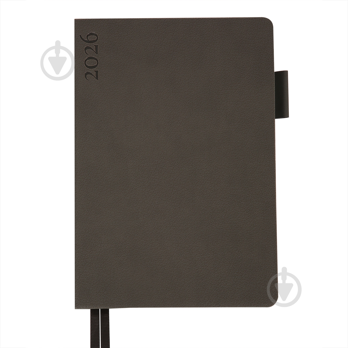 Щоденник датований Binario 368 стор. Leo Planner A5 2026 252640 сірий - фото 1