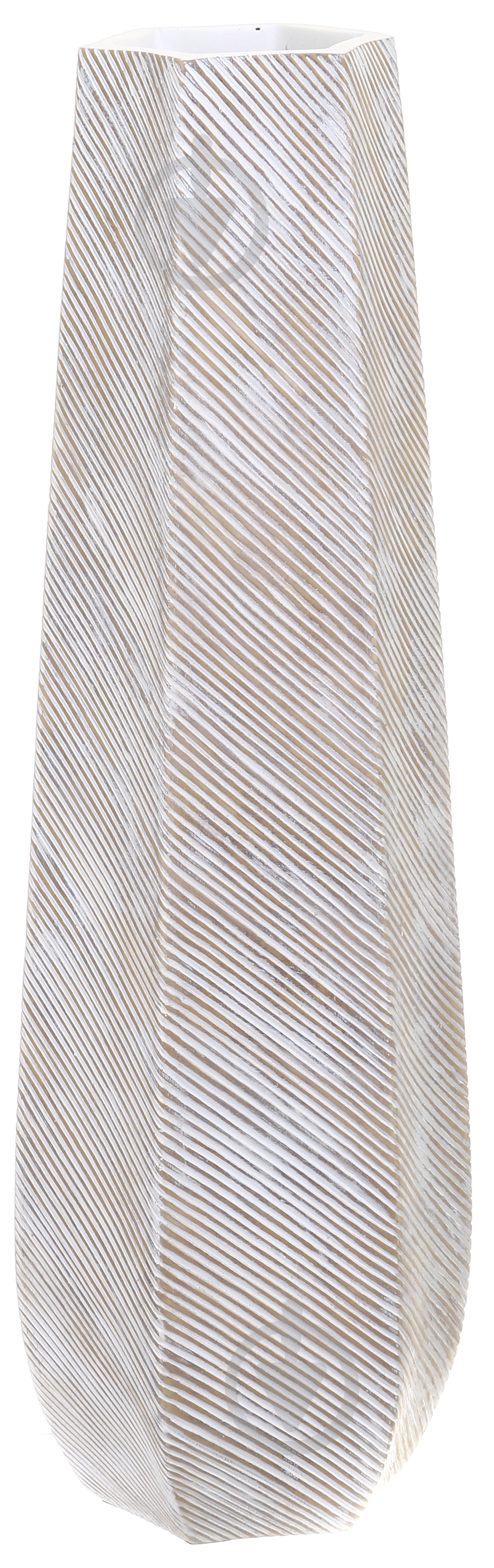 Ваза полирезиновая Light 59,5 см белая YZ04739W-1 - фото 1