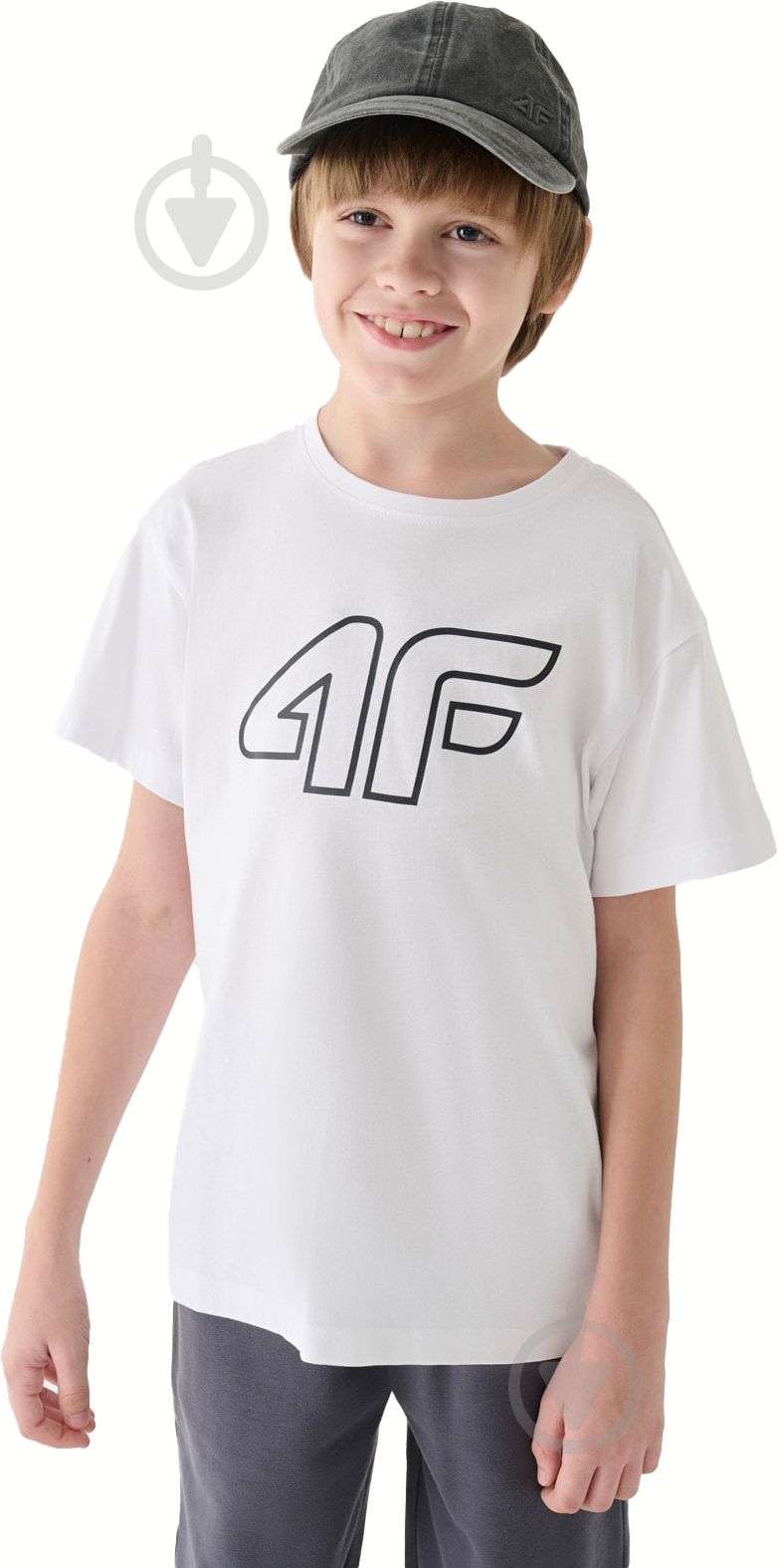 Футболка 4F TSHIRT M2331 р.140 білий - фото 1 Футболка 4F TSHIRT M2331 р.140 білий - фото 1