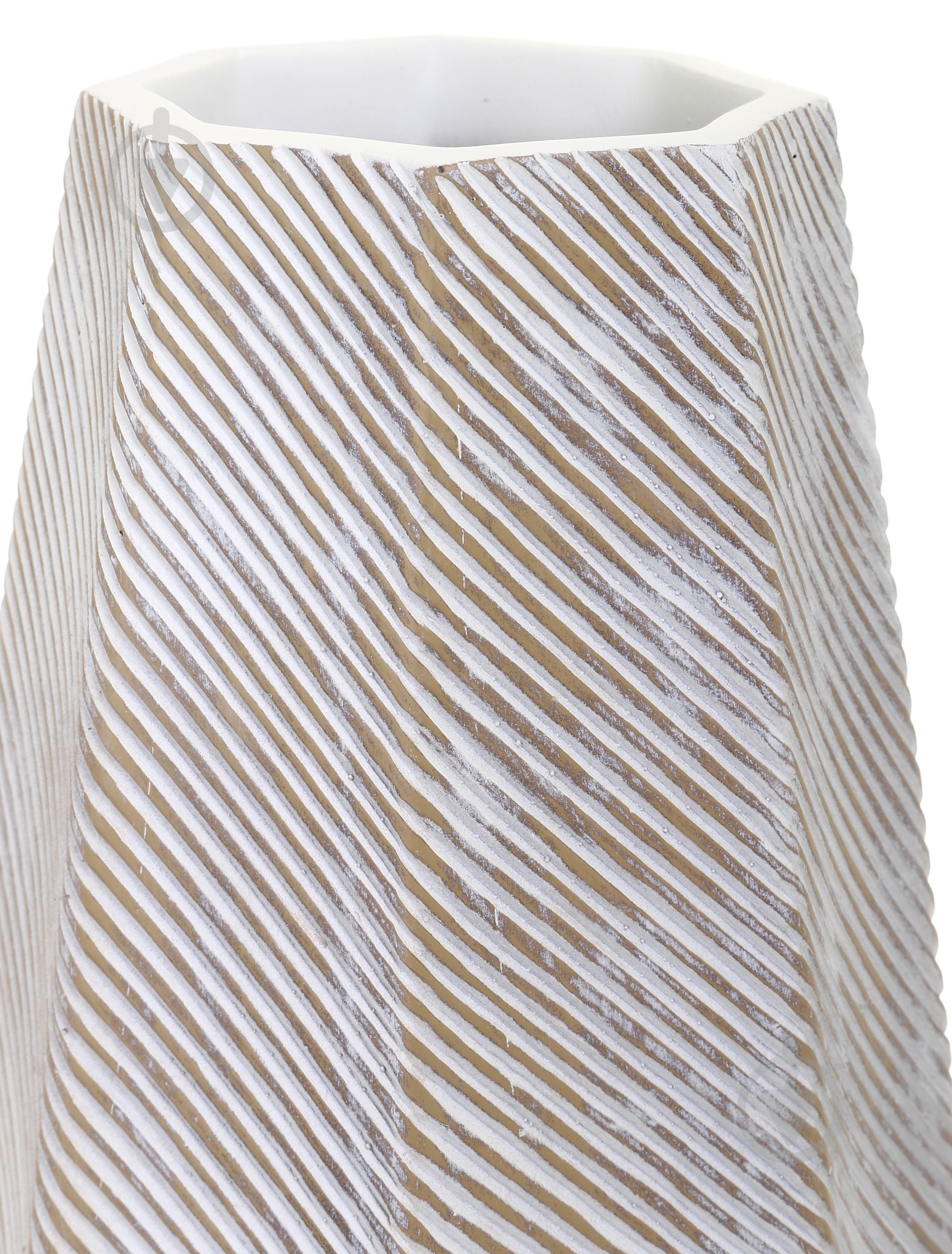 Ваза полирезиновая Light 44,5 см белая YZ04739W-2 - фото 3