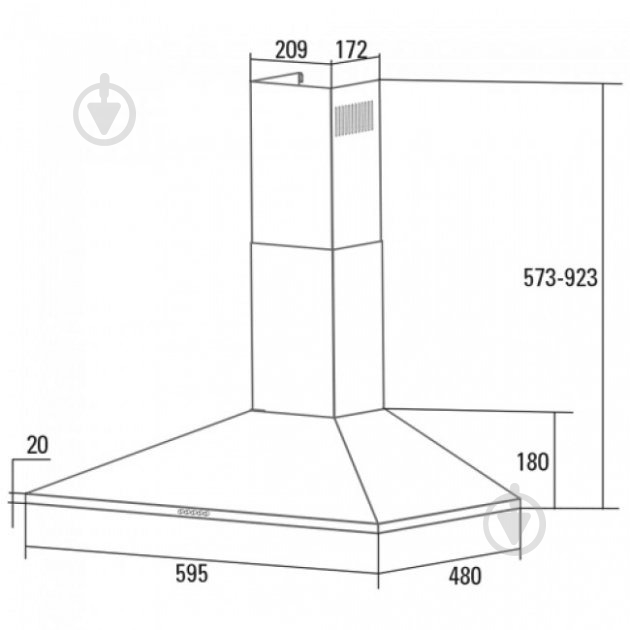 Вытяжка Cata V-6000 X (02002399) - фото 8 Вытяжка Cata V-6000 X (02002399) - фото 8