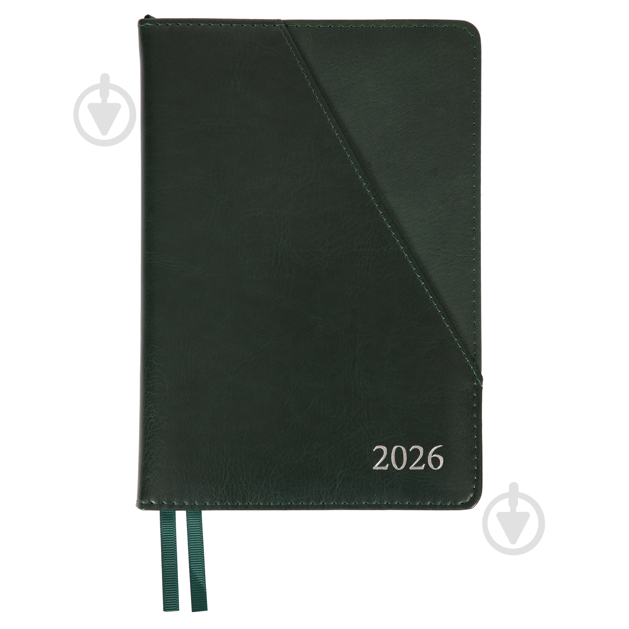 Щоденник датований Whisky 368 стор. Leo Planner A5 2026 252669 зелений - фото 1
