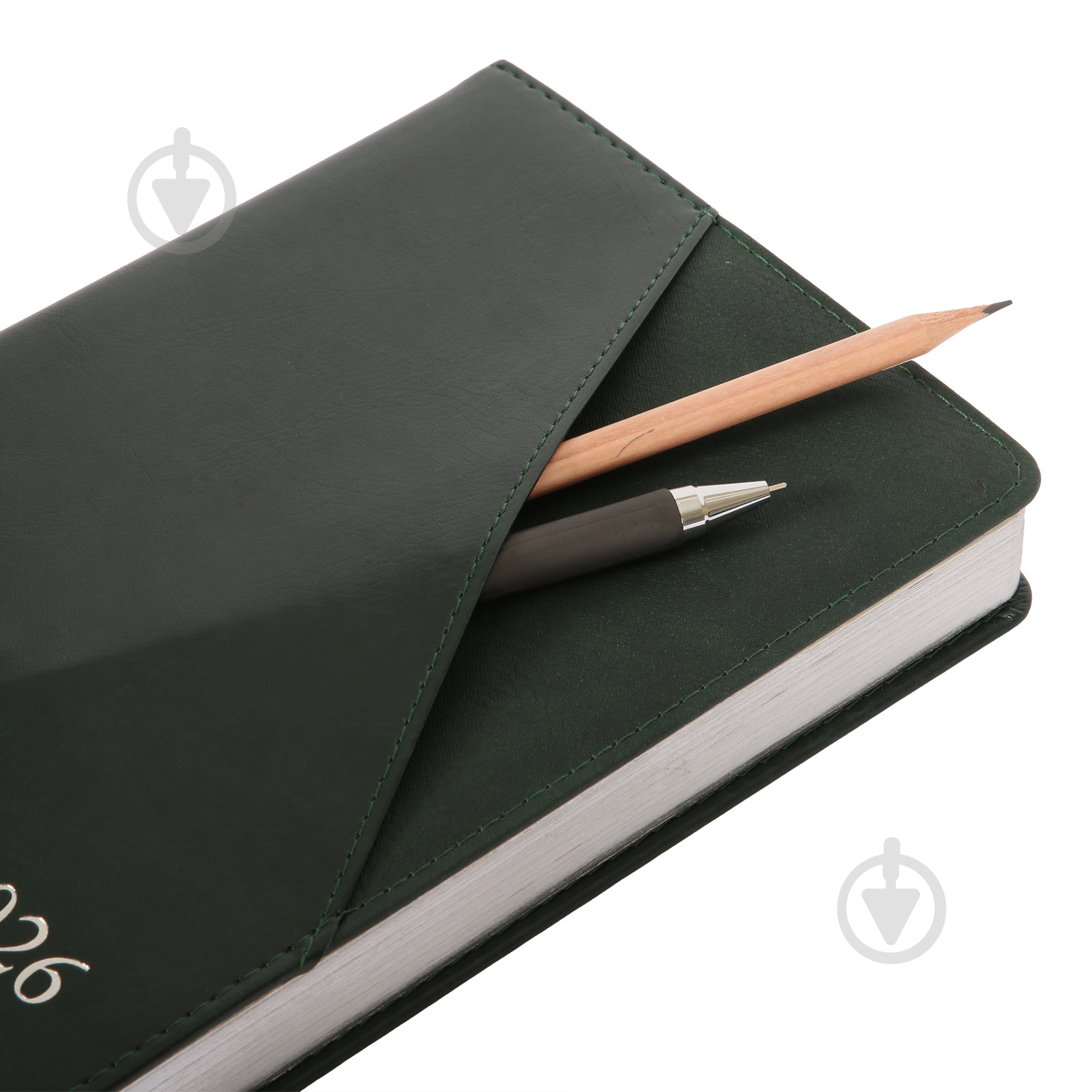 Щоденник датований Whisky 368 стор. Leo Planner A5 2026 252669 зелений - фото 3