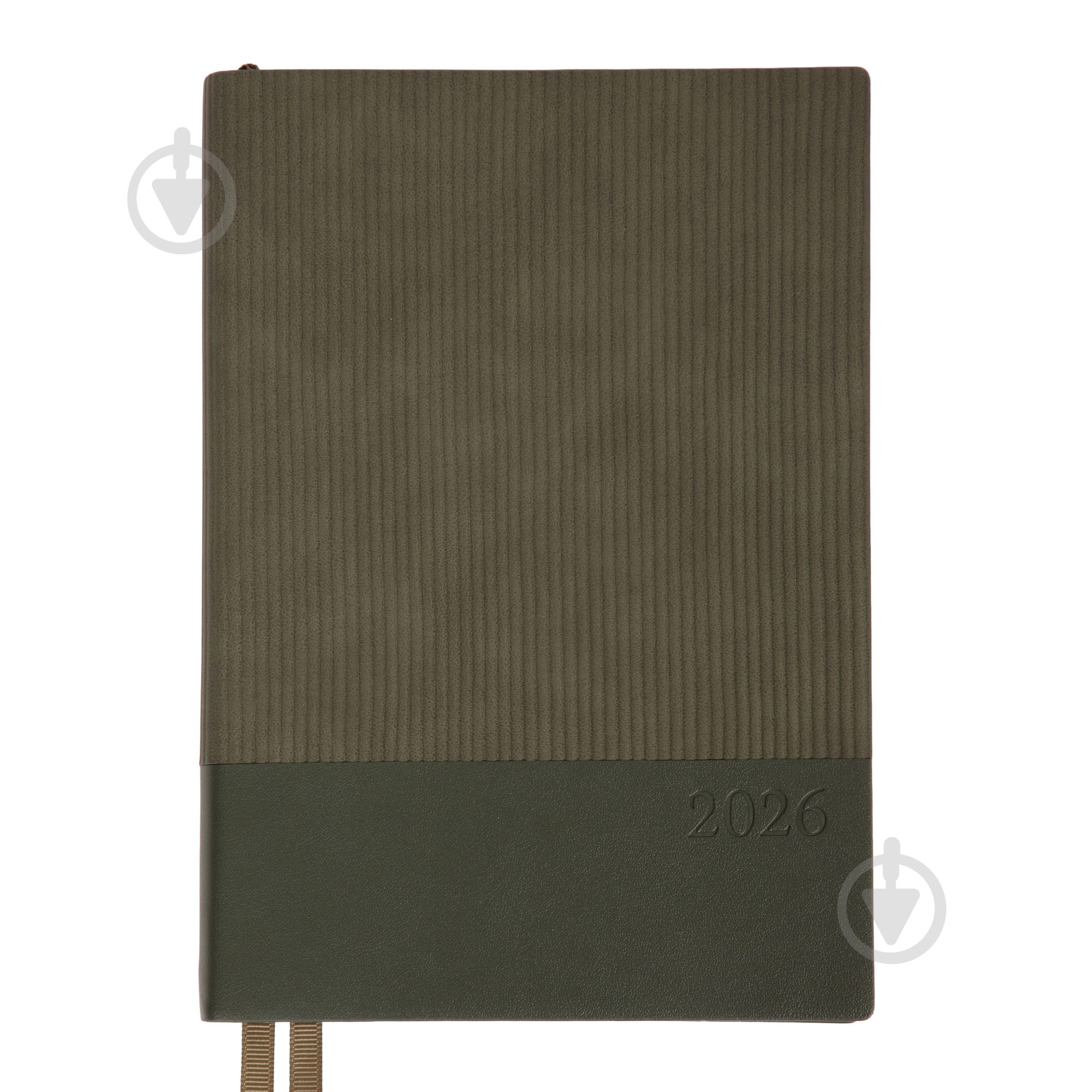 Щоденник датований Velvet 368 стор. Leo Planner A5 2026 252637 зелений - фото 1