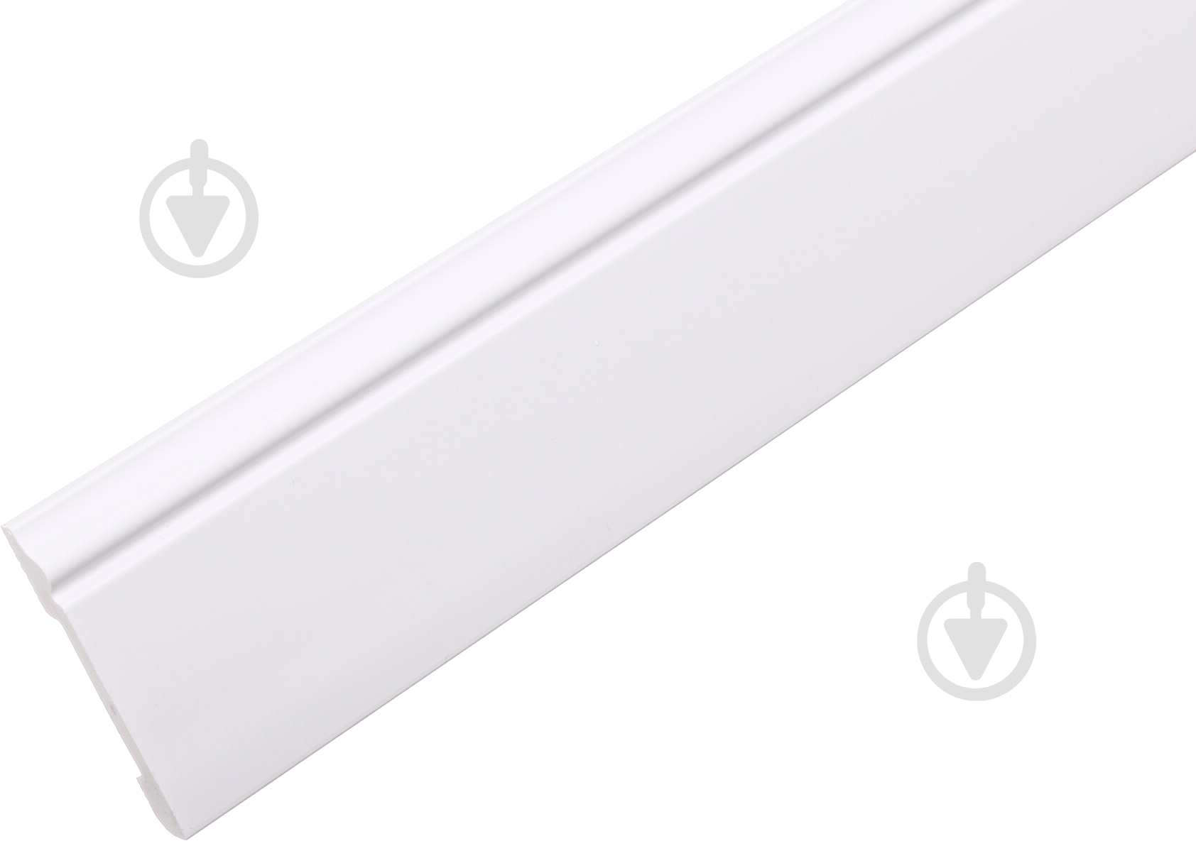 Плинтус King Floor JX06-W белый 2000x80x13 мм - фото 1 Плинтус King Floor JX06-W белый 2000x80x13 мм - фото 1