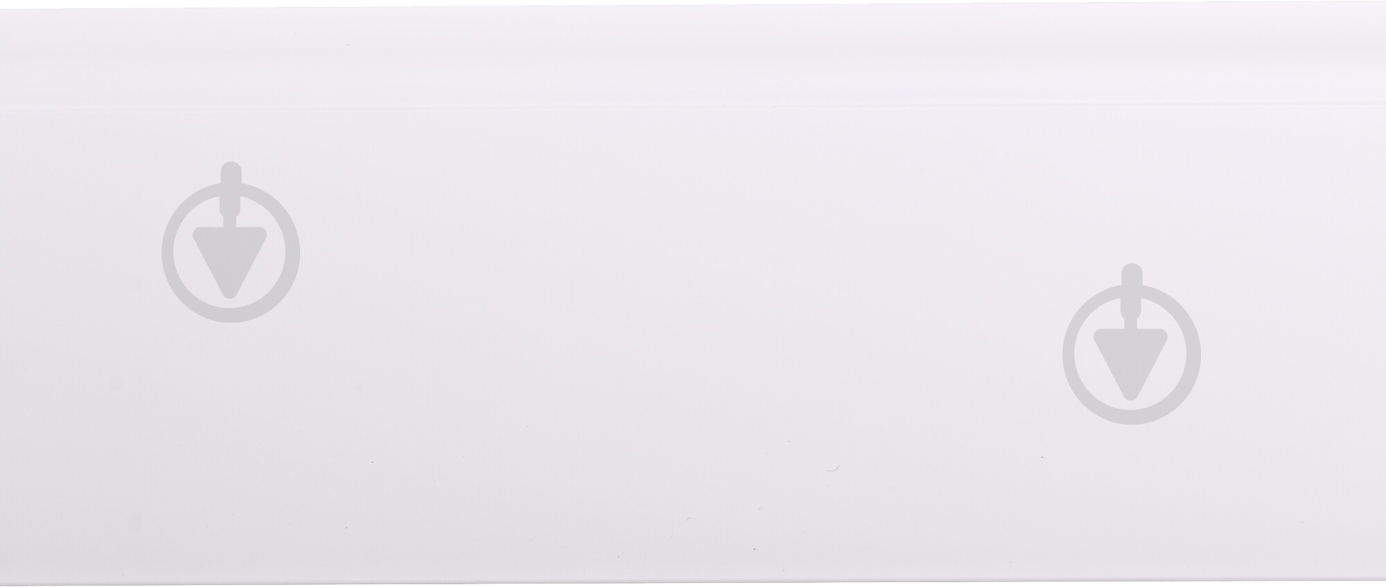 Плінтус King Floor JX27-W білий 2000x82x12 мм - фото 2