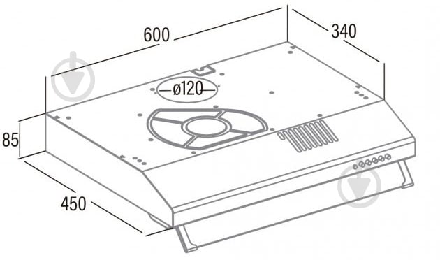 Вытяжка Cata LF 2060 X - фото 2 Вытяжка Cata LF 2060 X - фото 2