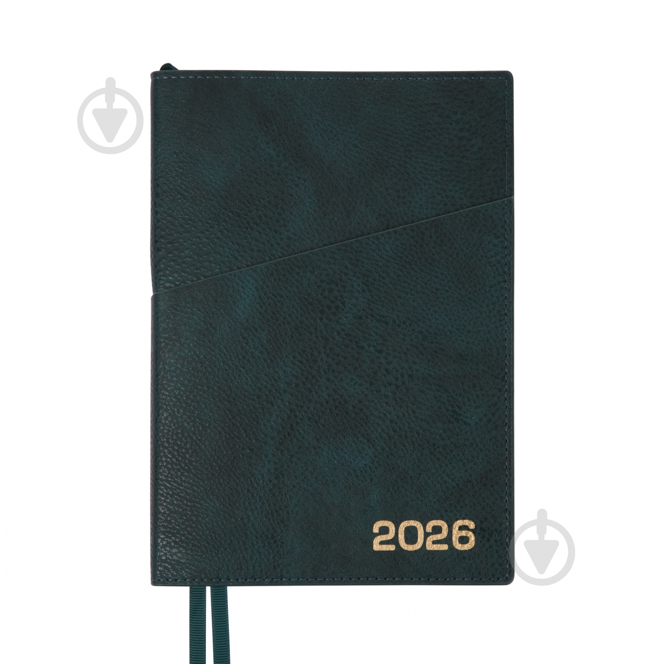 Щоденник датований Credo 368 стор. Leo Planner A5 2026 252646 зелений - фото 1
