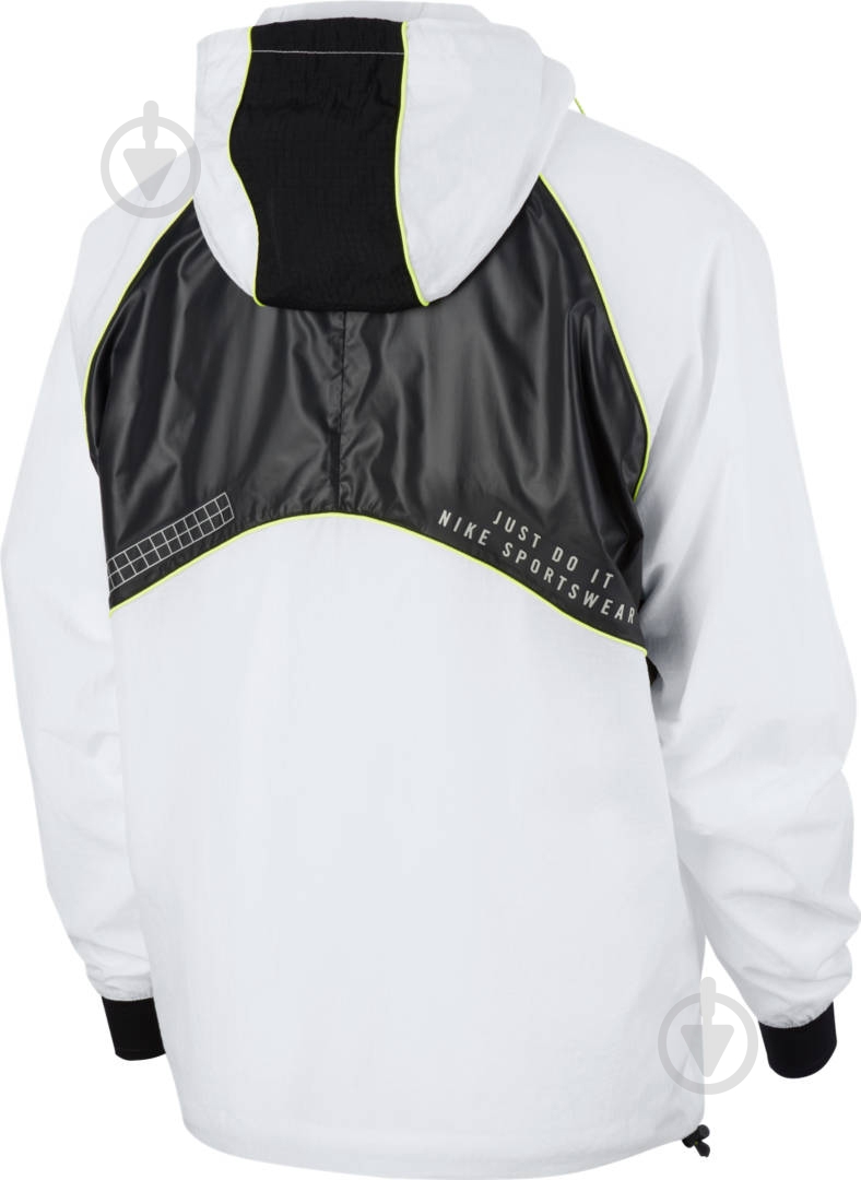 Ветровка мужская демисезонная Nike M NSW DNA WVN JACKET CT9958-100 р.S белая - фото 2 Ветровка мужская демисезонная Nike M NSW DNA WVN JACKET CT9958-100 р.S белая - фото 2