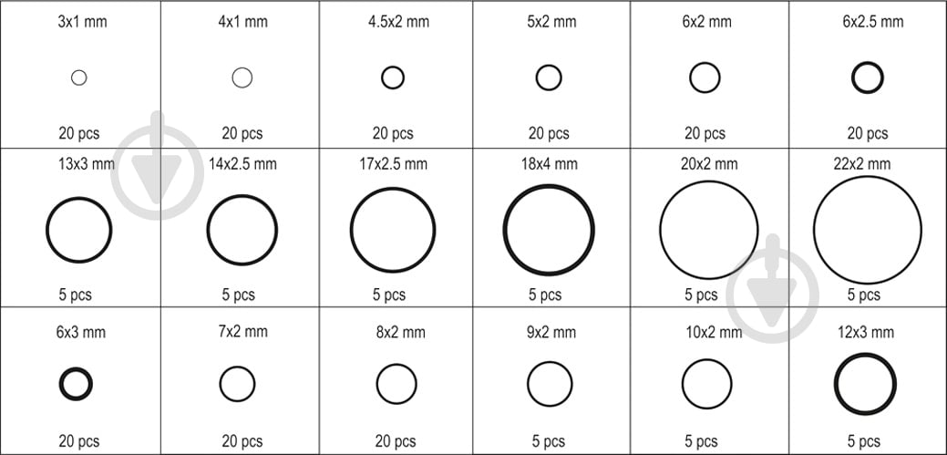 Набор прокладок YATO YT-06877 - фото 5