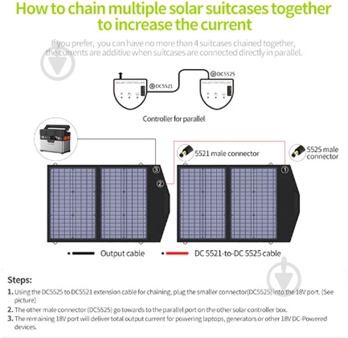 Солнечная панель ALLPOWERS 60 Вт SP-020 - фото 4