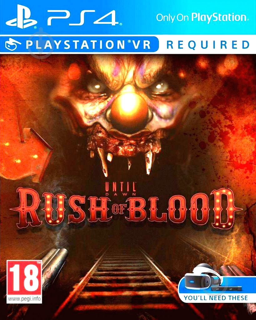 Игра Sony UNTIL DAWN: RUSH OF BLOOD (PS4, VR, русская версия) - фото 1