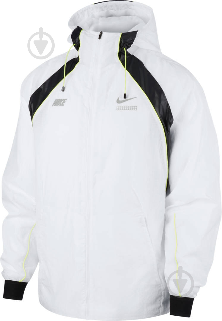 Ветровка мужская демисезонная Nike M NSW DNA WVN JACKET CT9958-100 р.XL белая - фото 1 Ветровка мужская демисезонная Nike M NSW DNA WVN JACKET CT9958-100 р.XL белая - фото 1