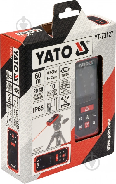 Дальномер YATO YT-73127 - фото 4