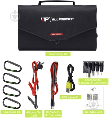 Солнечная панель ALLPOWERS 100 Вт SP-012 - фото 7 Солнечная панель ALLPOWERS 100 Вт SP-012 - фото 7