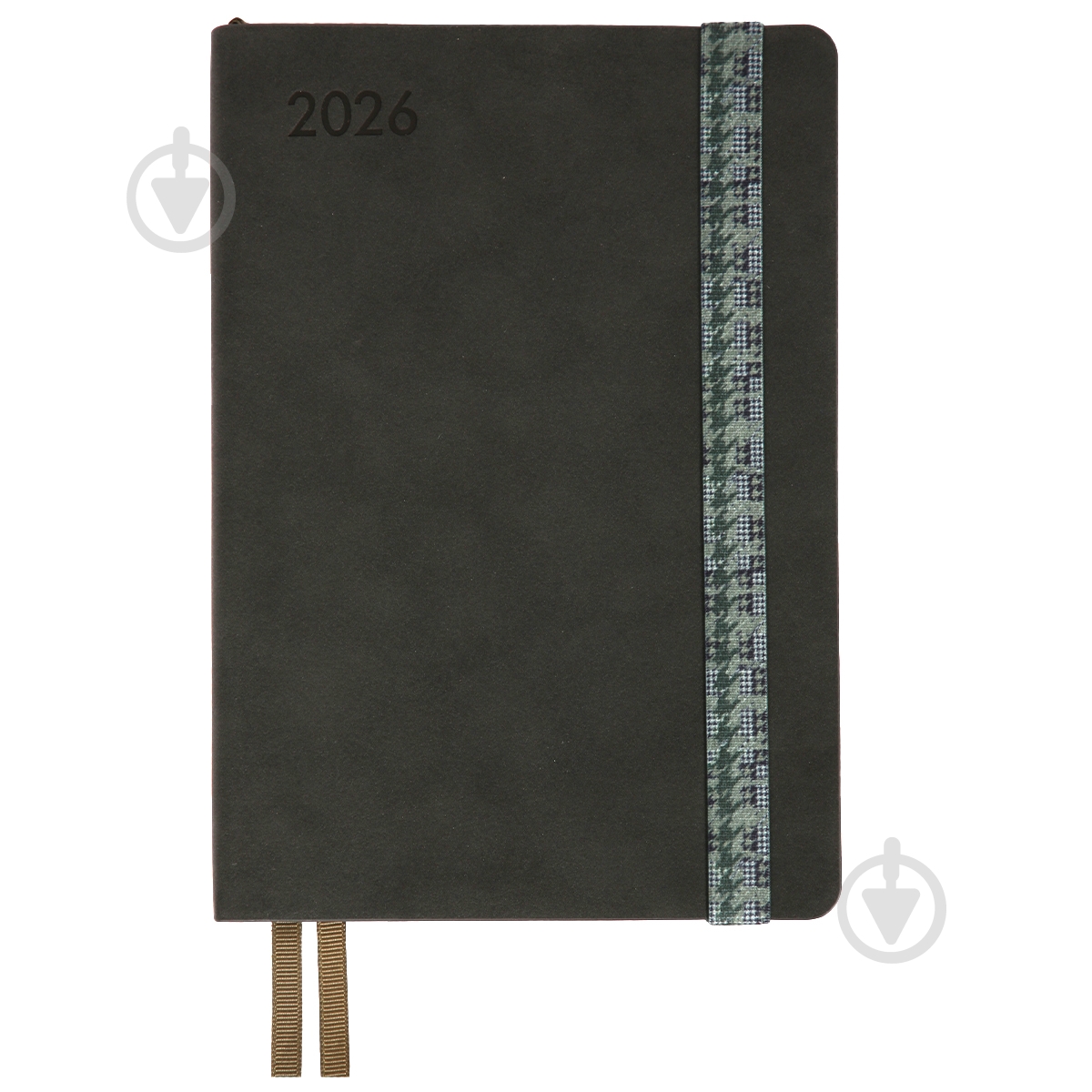 Щоденник датований Polo 368 стор. Leo Planner A5 2026 252694 сірий - фото 1