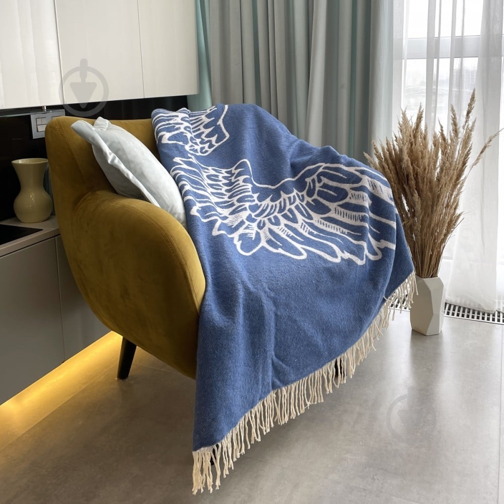 Плед Wing 140x200 см синий SoundSleep - фото 1 Плед Wing 140x200 см синий SoundSleep - фото 1