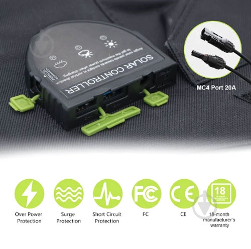 Солнечная панель ALLPOWERS 140 Вт SP-029 - фото 5