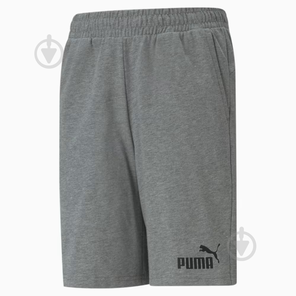 Шорты Puma ESS Jersey Shorts 58697103 р. 128 серый - фото 1 Шорты Puma ESS Jersey Shorts 58697103 р. 128 серый - фото 1