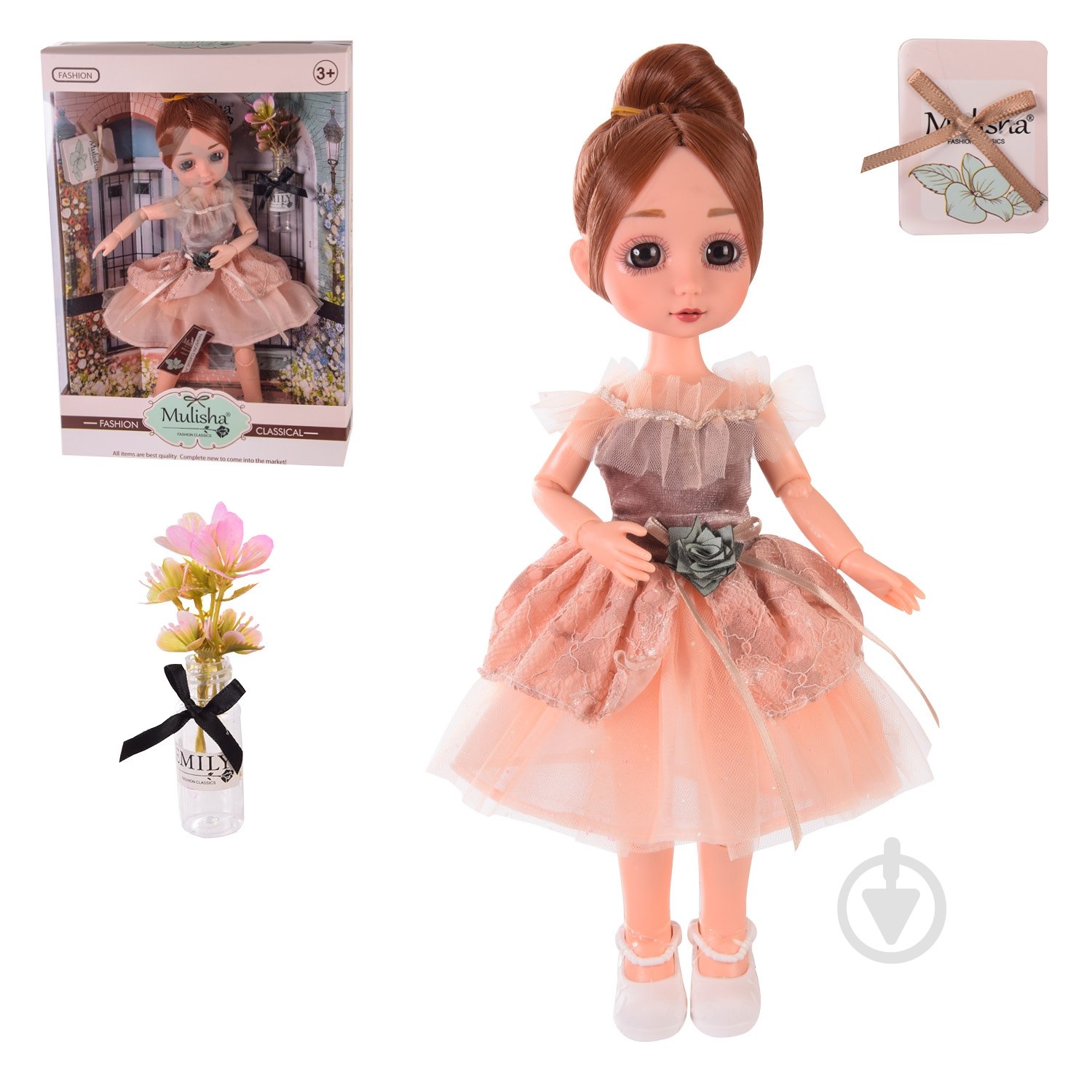 Кукла Shantou Emily QJ107D - фото 1