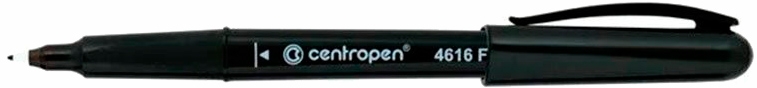 Маркер Centropen 4616/01/2/p черный - фото 1