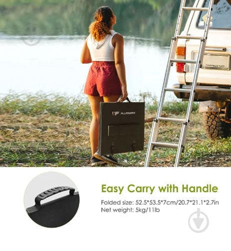 Солнечная панель ALLPOWERS 200 Вт SP-035 - фото 6