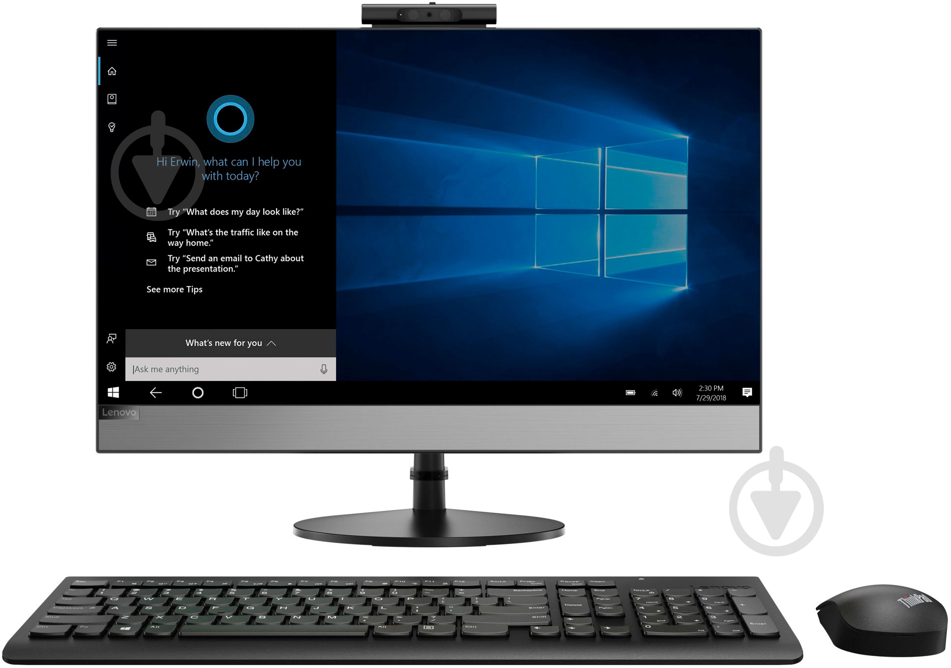 Моноблок Lenovo V530-22ICB AIO 21,5" (10US00JFRU) black - фото 3