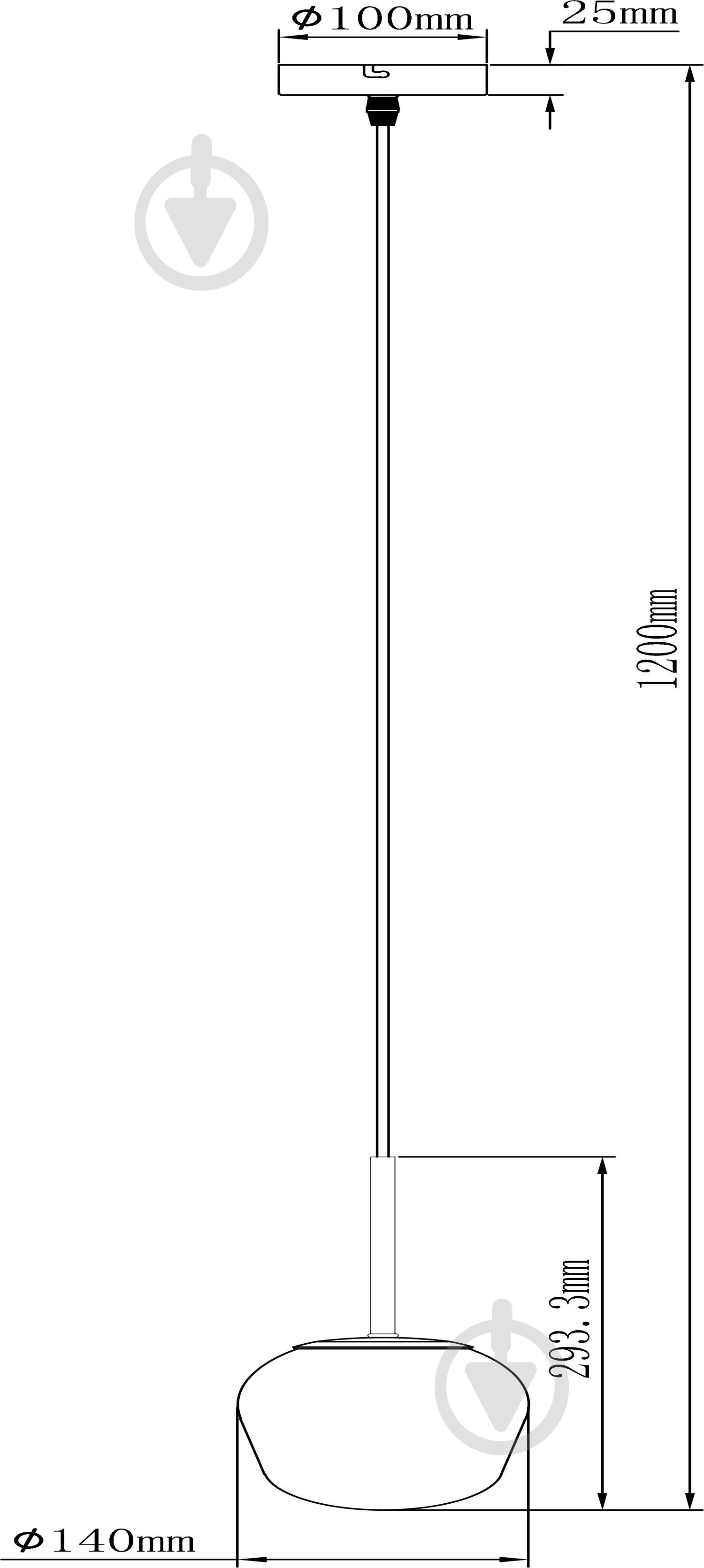 Світильник підвісний Sensio Bellevue 1x40 Вт E27 бурштиновий із золотим ALB-P00427-AM - фото 2 Світильник підвісний Sensio Bellevue 1x40 Вт E27 бурштиновий із золотим ALB-P00427-AM - фото 2