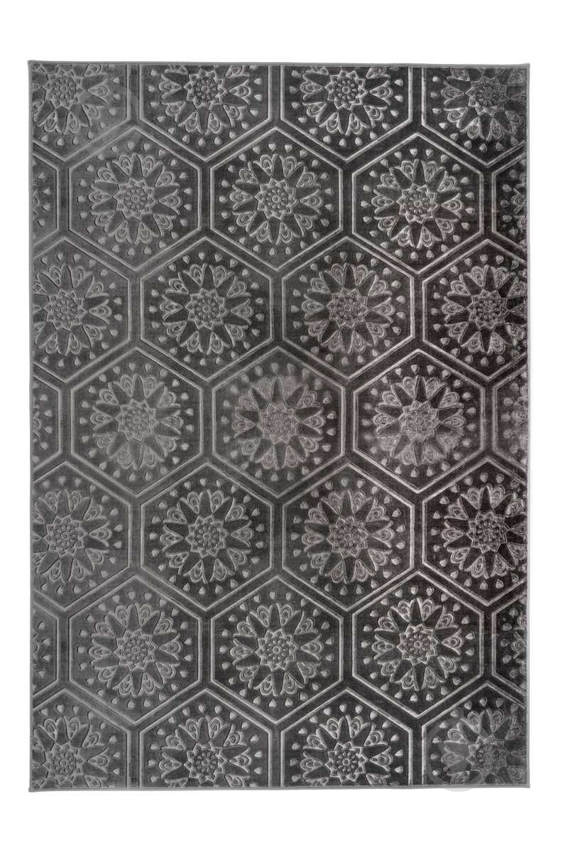Ковер Kayoom Monroe 200 sun Antracite 80х150 - фото 1