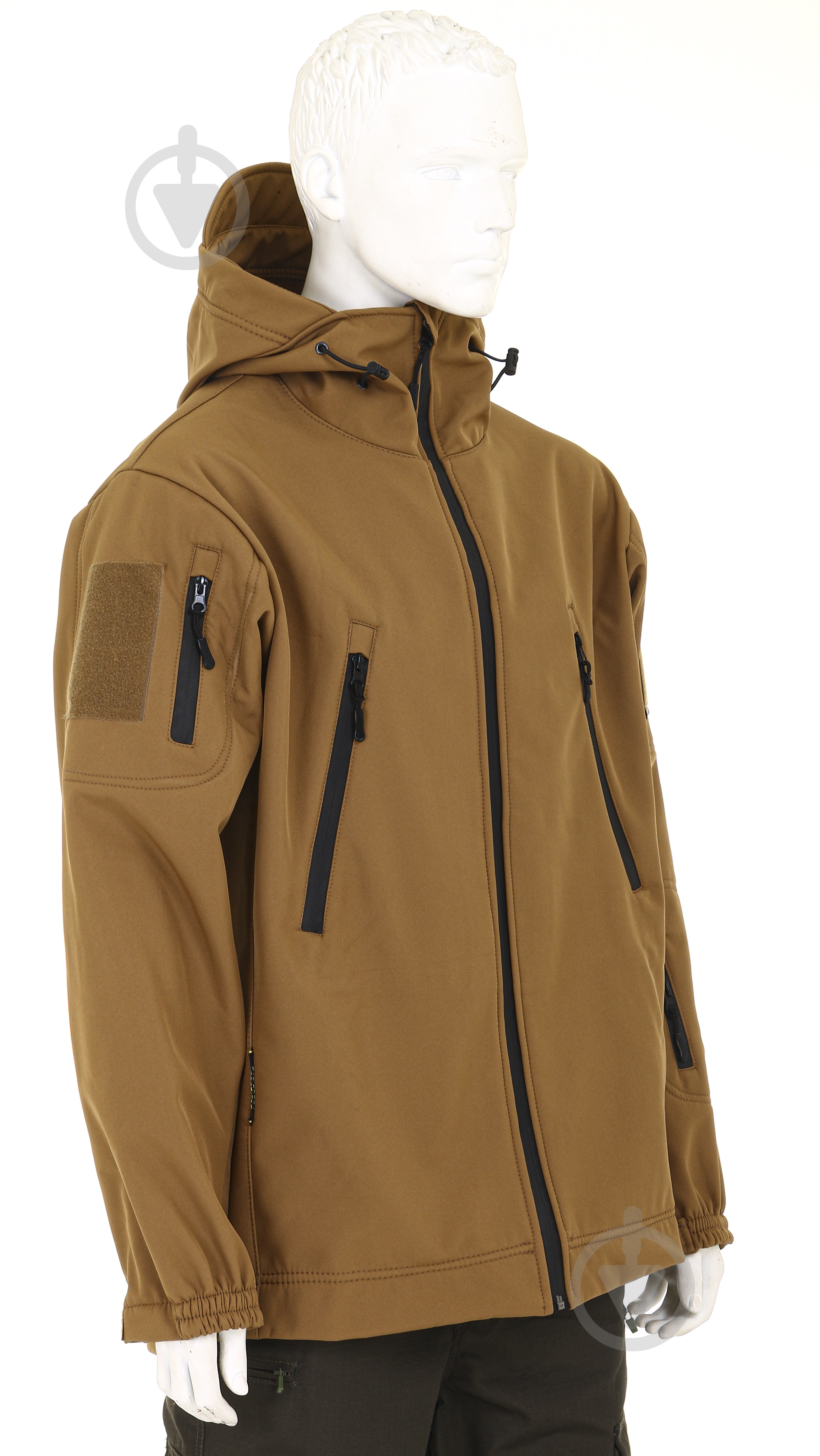 Куртка чоловіча LOGOS-Tac тактична "Softshell" тепла 04-07-00-0012 р.4XL койот - фото 4 Куртка чоловіча LOGOS-Tac тактична "Softshell" тепла 04-07-00-0012 р.4XL койот - фото 4