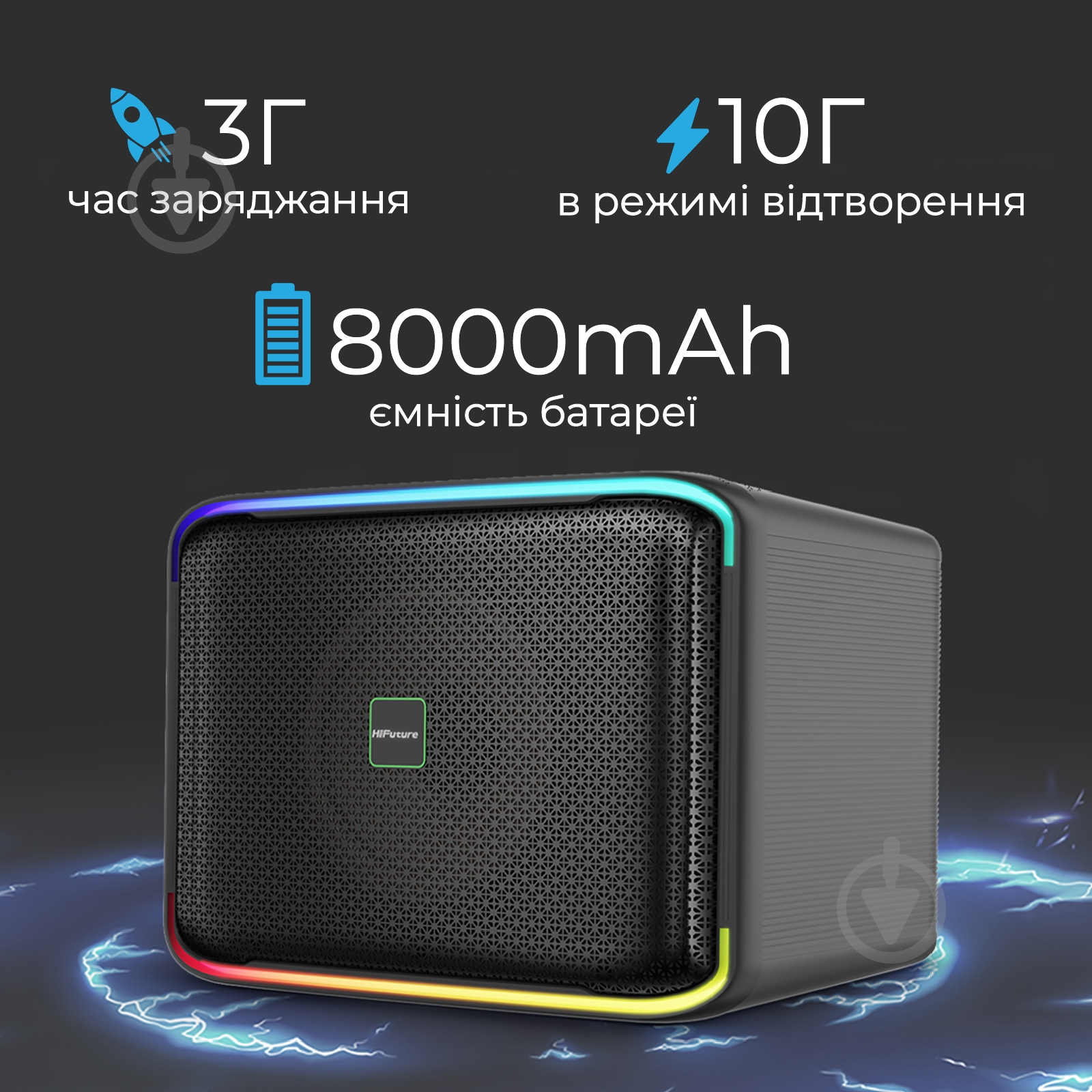 Акустическая система HiFuture Event Horizon black (event horizon.black) - фото 3