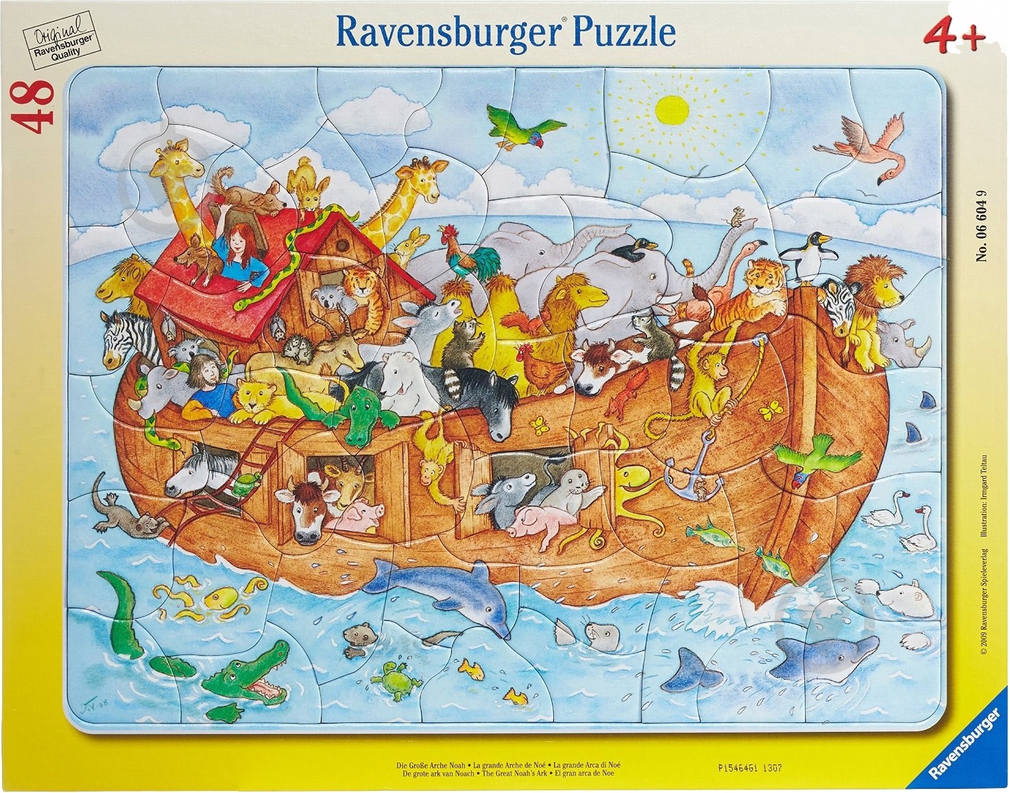 Пазл Ravensburger Большой Ноев ковчег 48 элементов в рамке 06604 - фото 1