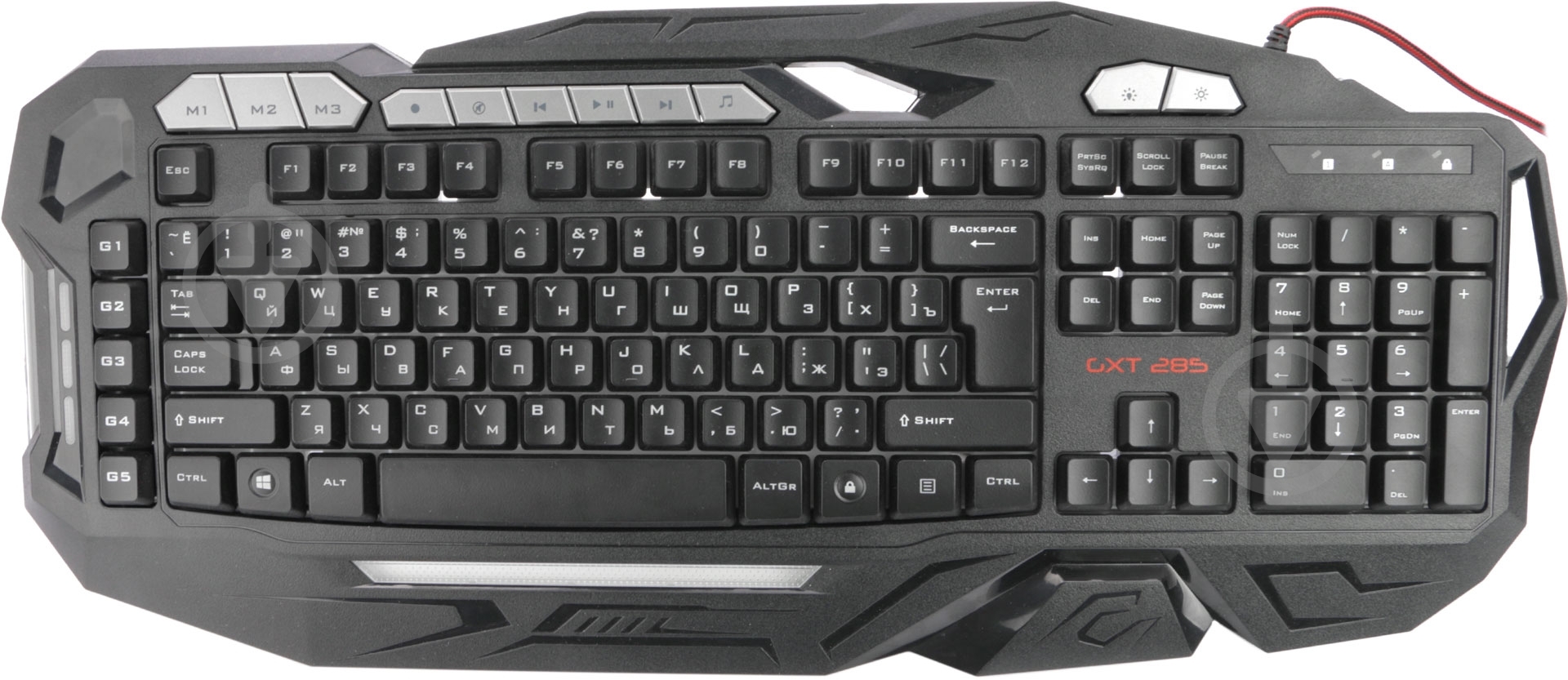 Клавиатура Trust GXT 285 Advanced Gaming Keyboard (21201) black/red - фото 1 Клавиатура Trust GXT 285 Advanced Gaming Keyboard (21201) black/red - фото 1